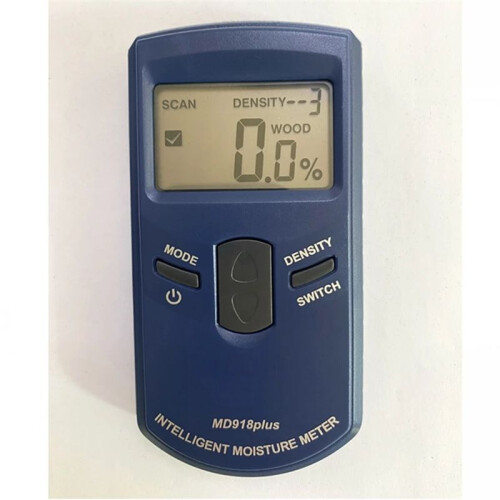 MD918plus Inductive Wood Moisture Meter 4-80% LCD Display  Electromagnetic Waves Timber Damp Humidity Detector 1
