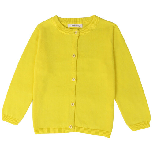 Cardigan de toamnă pentru fetițe, casual, solid, cu mânecă lungă, 6 ani