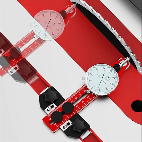 Table Saw Alignment Gauge Calibrator Dial Indicator Thin Rip Jig Woodworking Table Saw Jig Guide 2