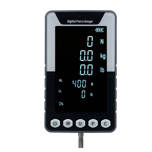 Digital Dynamometer Thrust Gauge Pull Gauge Portable Dynamometer Dynamometer, 3 Units N/LB/Kg LCD Liquid Crystal Display 1