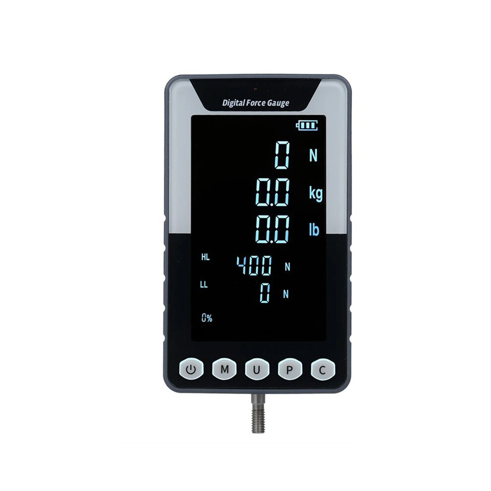 Digital Dynamometer Thrust Gauge Pull Gauge Portable Dynamometer Dynamometer, 3 Units N/Lb/Kg Lcd Liquid Crystal Display 6031015871624