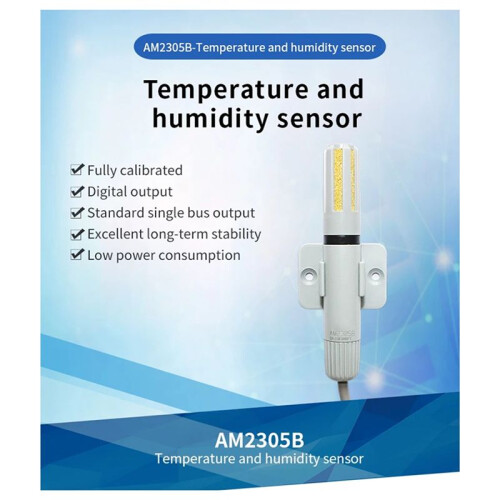 AM2305B High Accuracy Temperature and Humidity Sensor Single Bus Communication Temperature and Humidity Probe 1