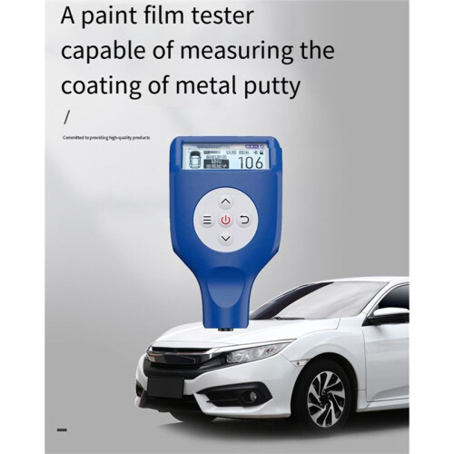 0-3000 Μm 0,1 Μm Fe NFe-Sondemeter LCD-Scherm Autolakdiktemeter Lakdiktemeter 1