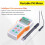 PHB-4 Handheld PH Meter Portable Digital PH Tester 0.01 Accuracy with Temperature Sensor for Water Lab Pool 5