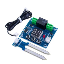 12V Digital Soil Humidity Sensor Controller for Automatic Irrigation Water Management System with Real- Monitoring
