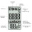 Multiparameter TDS Salinity Temperature Tester Dual Display Pocket Size Water Quality Tester IP65 Waterproof Pool Lab 6
