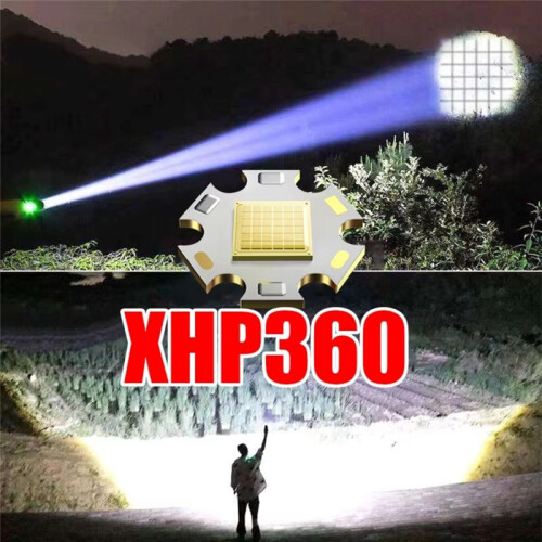 XHP360 Most Powerful LED Flashlight USB Rechargeable Lamp Ultra Powerful Flashlight Tactical,Lantern,C 2