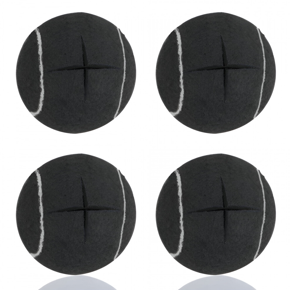Precut Walker Tennis Balls (4 Pcs) â Easy-Install Walker Accessories for Seniors, Compatible with Most Walkers
