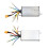36V 500W 17A Elektrische Borstelloze Motorcontroller Dashboardversneller 10inch Elektrische Scootermotorcontroller 3