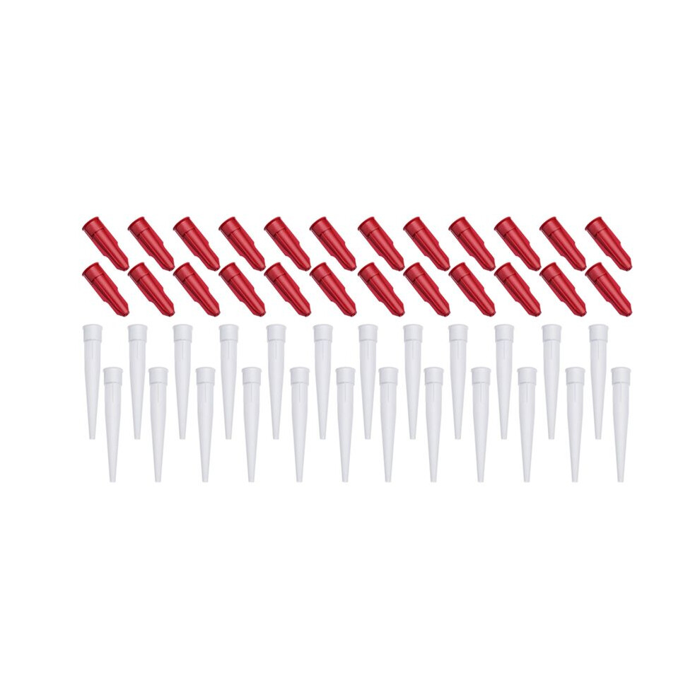24Pcs Silicone Sealant Spare Nozzles Plastic Sealant Scraper Tool Glass Glue Caulking Tip Applicator 6033116885180