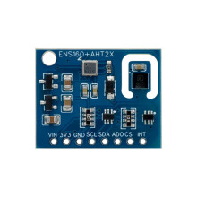 ENS160 + AHT21 Air Quality Sensor - CO₂, ECO₂, TVOC, Temp & Humidity Module for , for Raspberry Pi & IoT Projects