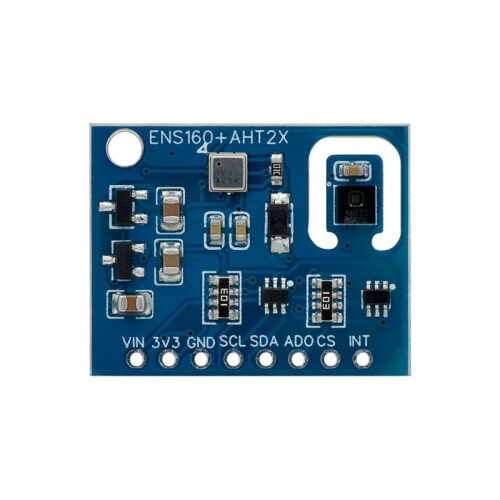 ENS160 + AHT21 Air Quality Sensor - CO₂, ECO₂, TVOC, Temp & Humidity Module for , for Raspberry Pi & IoT Projects
