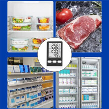 Freezer Temperature Gauge Outdoor Temperature Gauge Hygrometer Waterproof Fish Tank Hygrometer
