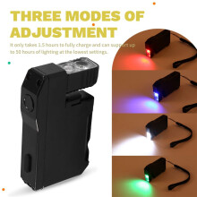 G5 Rechargeable EDC Flashlight, 3 Modes 400 Lumens G5 EDC Flashlight,Portable Flashlights, Waterproof with RGB