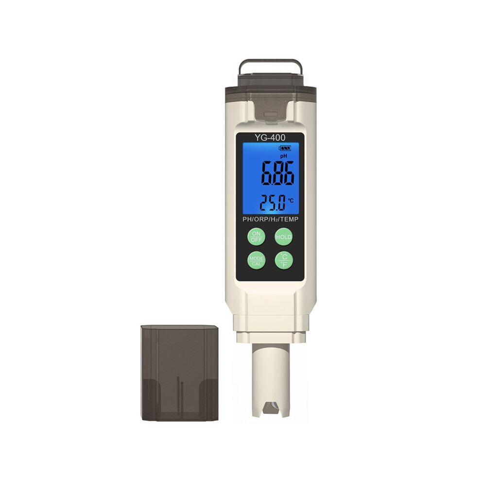 Yg-400 Water Ph Orp H2 Temperature Tester Hydrogen Tds Temp Meter Aquarium Pool Hydroponics Drinking Water Quality Meter 4711320680327