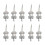 PINS for Moisture Meter Replacement Pins Pack - Fit MT Series Moisture Meter, 10Pcs 1
