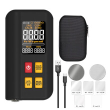 Medidor de Espessura de Revestimento RecarregáVel 0,1MicrôMetro/0-1500µM Fe/NFe MAX/MIN Zero MediçãO T2X-EBTN Display