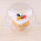 50 τεμάχια πλαστικές θήκες για cupcakes με καπάκι με θόλο για επιδόρπια και 7