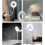 Επιτραπέζιο φωτιστικό LED USB με φωνητική ενεργοποίηση, σε συσκευασία 3 τεμαχίων και 5