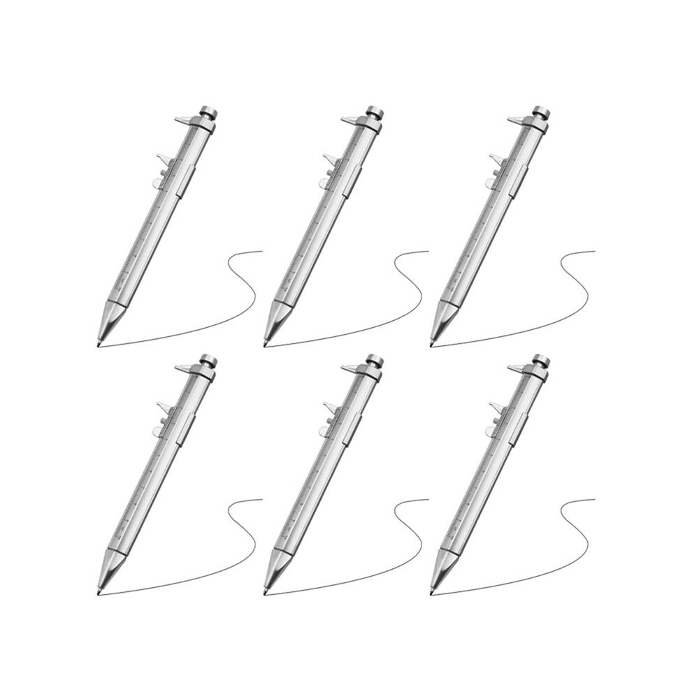 50Pcs 0-100Mm Vernier Caliper Pen Caliper -Point Student Stationery Vernier Caliper Woodworking Measuring Tool A 6031356928780
