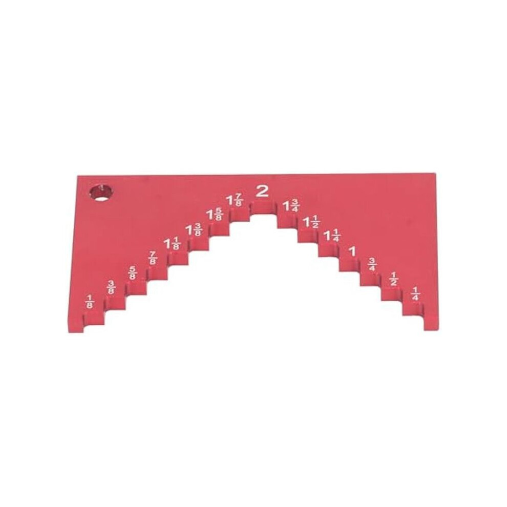 Step Depth Gauge For Router And Table Saw, Setup Blocks Height Gauge Set, Aluminum Step Depth Gauge, Clarity Depth Gauge 4714209453012