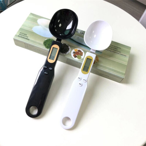 1Pcs Spoon Scale Small Kitchen Scales Portable Handheld Scale Coffee Called High -Precision Kitchen Scale White 2