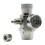 Akvarium CO2-Regulator 2000psi Tryckmätare för 6 mm Sugrör 5/8-18UNF 10