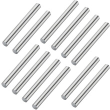 12 Stück Zinkstab-Zinkmetallanode, Gute Leitfähigkeit, Glatte Oberfläche für Wissenschaftliche Experimente im der Schule