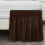 Rundum-Bettrock, braun, Einzel-/Doppelbett, 35,5 cm Fallhöhe 4
