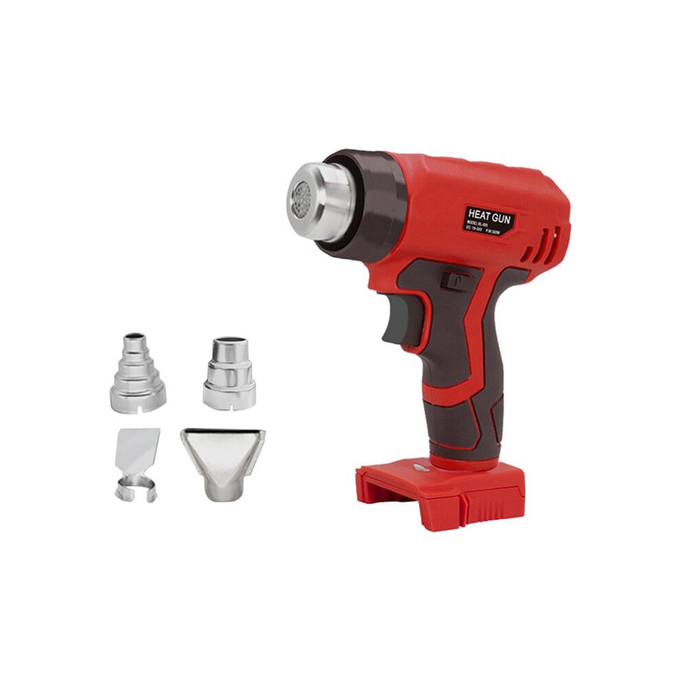 Electric Heat Tool With 4 Nozzles Heat Shrink Wrapping Cordless Handheld Hot Air Gun Fit For 18V 20V Battery 4712683113811
