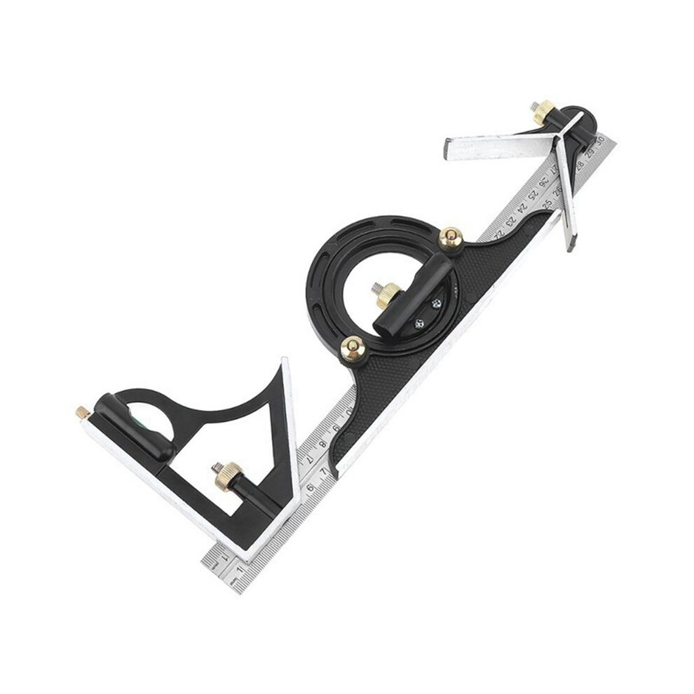 3 In 1 300Mm Adjustable Measuring Ruler Multi Combination Square Angle Finder Protractor Tools 4712872006023