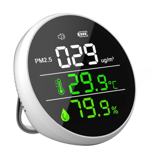 Portable PM2.5 Detector Air Quality Sensor Tester Thermometer and Hygrometer 1