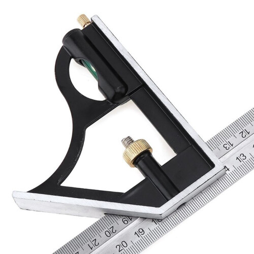 3 in 1 300mm Adjustable Measuring Ruler Multi Combination Square Angle Finder Protractor Tools 2