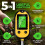 5-In-1 Soil Moisture Meter, Environment Illumination/Sunlight Intensity, Soil Temperature Value, Soil Moisture Content 6