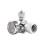 Akvarium CO2-Regulator 2000psi Tryckmätare för 6 mm Sugrör 3/8-24UNF 8
