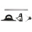 3 in 1 300mm Adjustable Measuring Ruler Multi Combination Square Angle Finder Protractor Tools 7