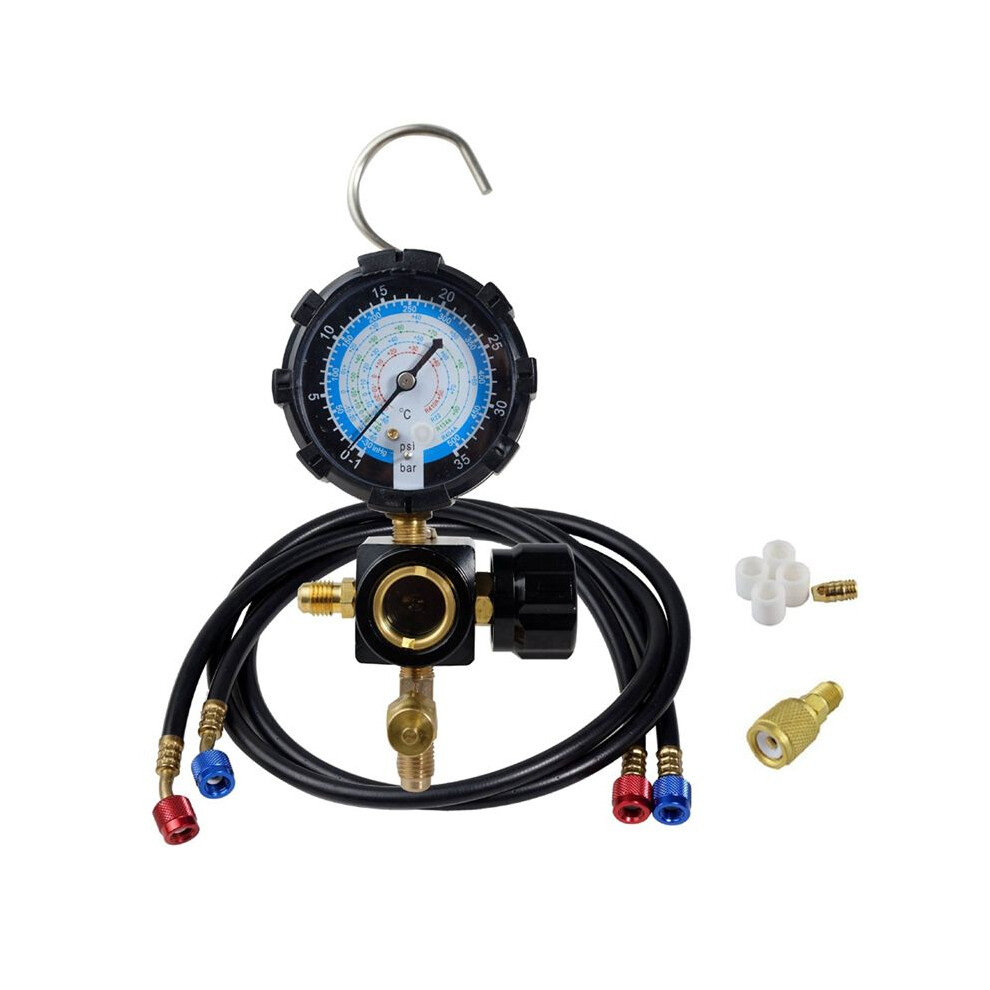 Air Conditioner Refrigerant Low Pressure Gauge For R410a 134A R22 R404a A/C Diagnostic Refrigerant Charging Tool 6033116372734