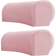Lot de 2 housses d'accoudoirs extensibles et imperméables pour canapés