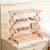 4-Tier Collapsible Cooling Rack, Adjustable 3-Setting & Stackable Stainless Steel Baking Rack, Compatible with Baking, Cookies, Bread – Gold, 6