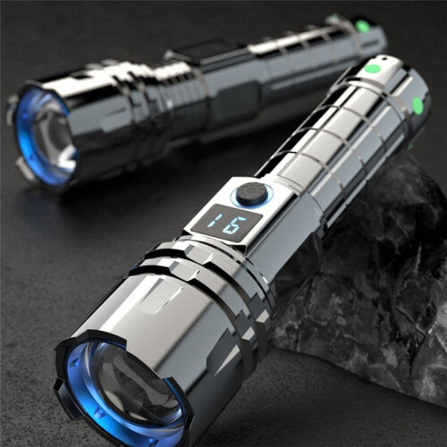 Mountain Adventure Emergency Flashlight Multi-Functional Hand Held Torch Rechargeable Ultra-Long Battery Life Flashlight 2