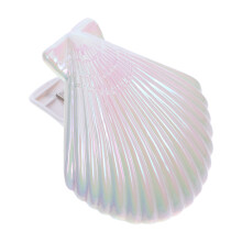 Pince à serviette de plage en forme de coquillage – Plastique, coupe-vent, lot de 1