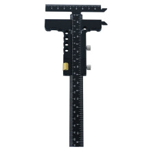 Woodworking Scriber Gauge Measuring Tool T-Square Scribing Marking Framing Ruler Aluminum Alloy Sliding Marking Gauge B