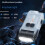 V15 LED Small Powerful Flashlight,10 Modes  Pocket Keychain Flashlight Rechargeable Portable Flashlight(White) 6