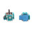1Set for PS4 JDS-001 Controller Trigger Buttons 3D Sensor Analog Thumb Stick Caps & Screws Tools 3