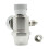 Akvarium CO2-Regulator 2000psi Tryckmätare för 6 mm Sugrör 5/8-18UNF 9
