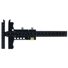 Outil de Mesure de Jauge de Traçage pour le Travail Du Bois, Règle de Marquage de Traçage Carré en T, Règle de Marquage Coulissante en Alliage