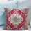 Μαξιλαροθήκες Boho από βαμβάκι, σετ 2 τεμαχίων, 20x20 ιντσών, κόκκινες 5