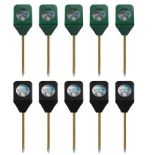 10 Peças  Higrômetro Portátil Tester Medidor de Umidímetro de Umidade Do Solo Interior Vasos de Plantas Analisador de Solo