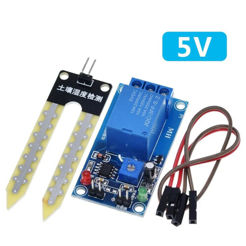5V Soil Moisture Sensor Relay Control Module Automatic Watering of the Humidity Starting 1