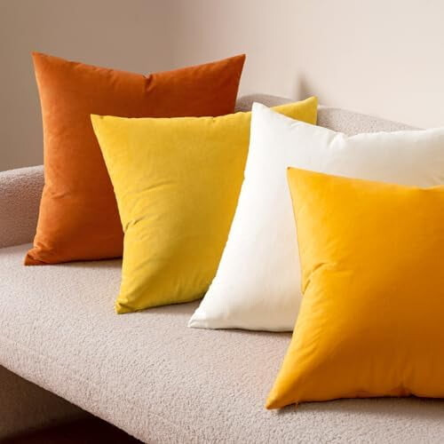 Capas de Almofada de Veludo 45x45cm (Pacote com 2) 1